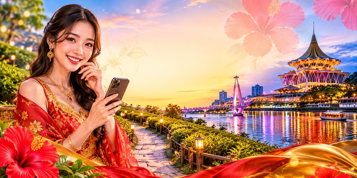 Antara muka aplikasi kasino dan sukan maya dalam talian di Kuching dengan reka bentuk moden