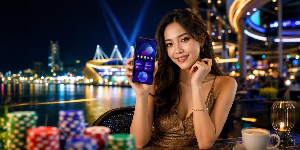 Skrin utama aplikasi kasino dalam talian Malaysia dengan paparan pilihan permainan Blackjack
